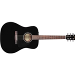 Fender 0970110206 CD-60 Dreadnought w/Hard Case, Black