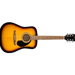 Fender 0971210732 FA-125 Dreadnought Acoustic Guitar w/Gig Bag, Sunburst