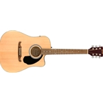 Fender 971113221 FA-125CE, Walnut Fingerboard, Cutaway Electric/Acoustic, Natural