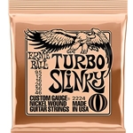 Ernie Ball P02224 Turbo Slinky Nickel Wound Electric Guitar Strings 9.5 - 46 Gauge