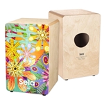 Sela SE179 Art Series Cajon - Flower Power