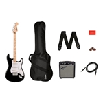 Fender 0371720006 Squier Sonic Strat Pack, Black