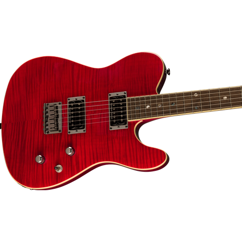 Fender 0262004538 SPECIAL EDITION CUSTOM TELECASTER® FMT HH, Crimson Red  Transparent