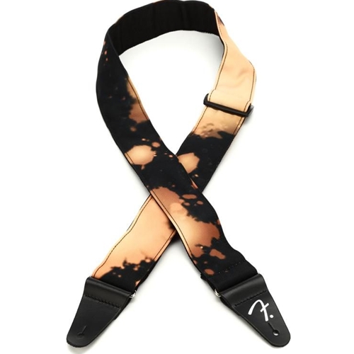 Fender 0990637206 Tie Dye Acid Wash Guitar Strap, Black, 2