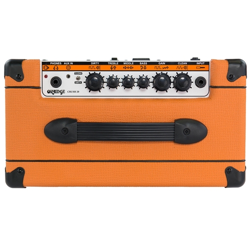 Orange Music CRUSH20 20 Watt, 4 Stage Preamp, Clean/Dirty Channel  Switching, Heaphone Out, Aux in, 8” Spkr *(2 per box)