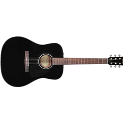 Fender 0970110206 CD-60 Dreadnought w/Hard Case, Black