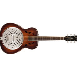 Fender  PR-180E Resonator Guitar, Aged Cognac Burst