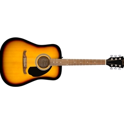 Fender 0971210732 FA-125 Dreadnought Acoustic Guitar w/Gig Bag, Sunburst