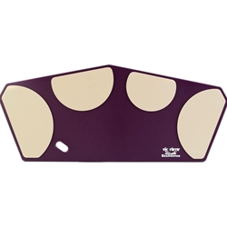 Vic Firth HHPQL Drum Pad, Heavy Hitter Quadropad Large