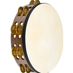 Meinl TAH2V-WB Vintage Wood Series Headed Tambourine - 10"