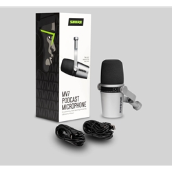 The Music Store, Inc. - Shure MV7-S MV7 USB Podcast Microphone