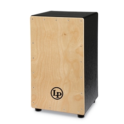 Latin Percussion LP1428NYN Black Box Wire Cajon with Natural Faceplate