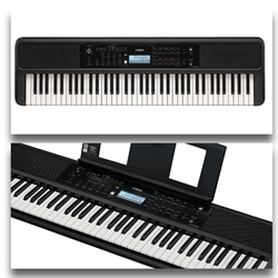 Yamaha PSREW320 76-Key mid-range portable keyboard. Includes PA130 power adapter.